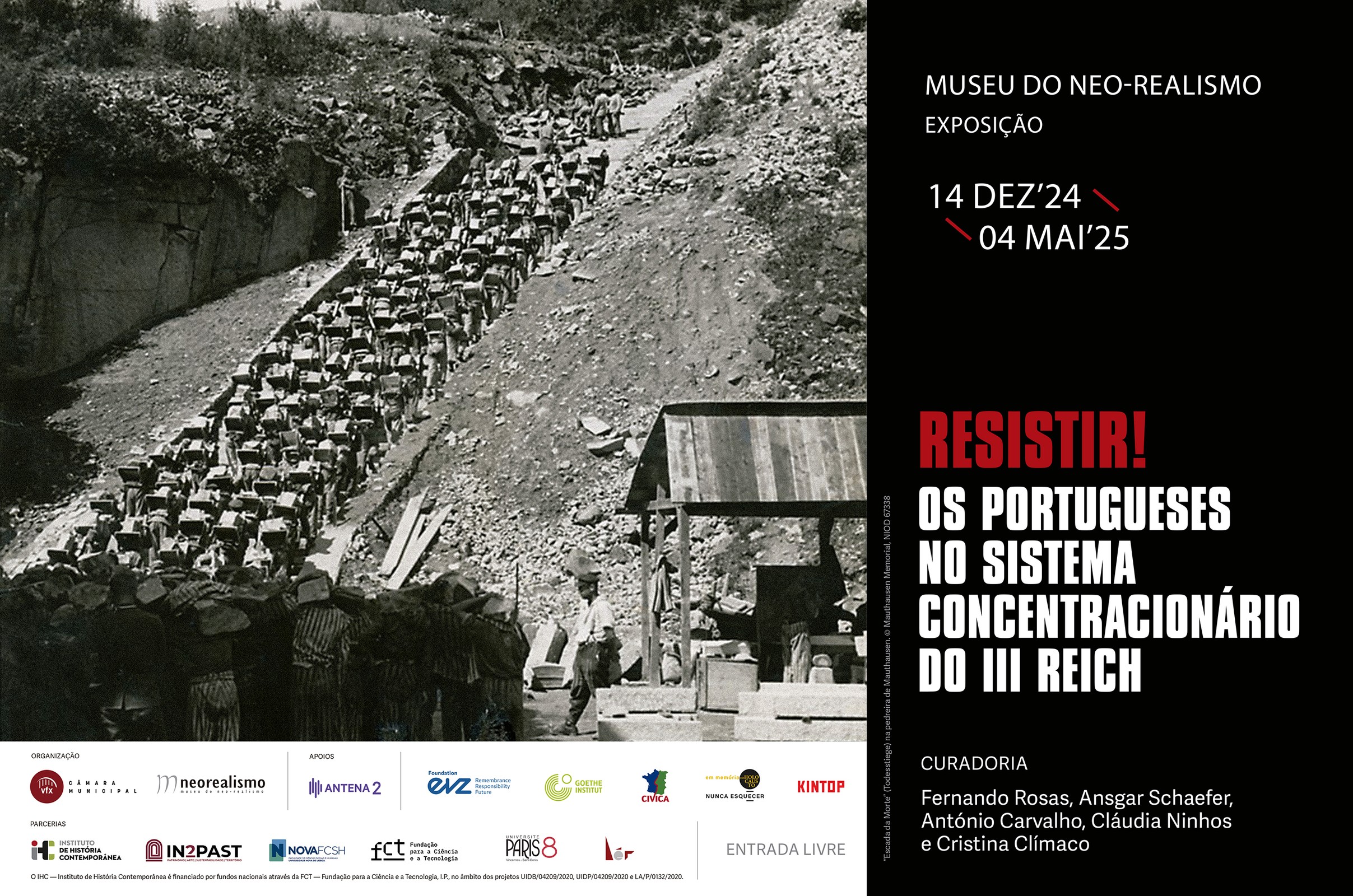 Inauguração da exposição “Resistir! Os Portugueses no Sistema Concentracionário do III Reich” 