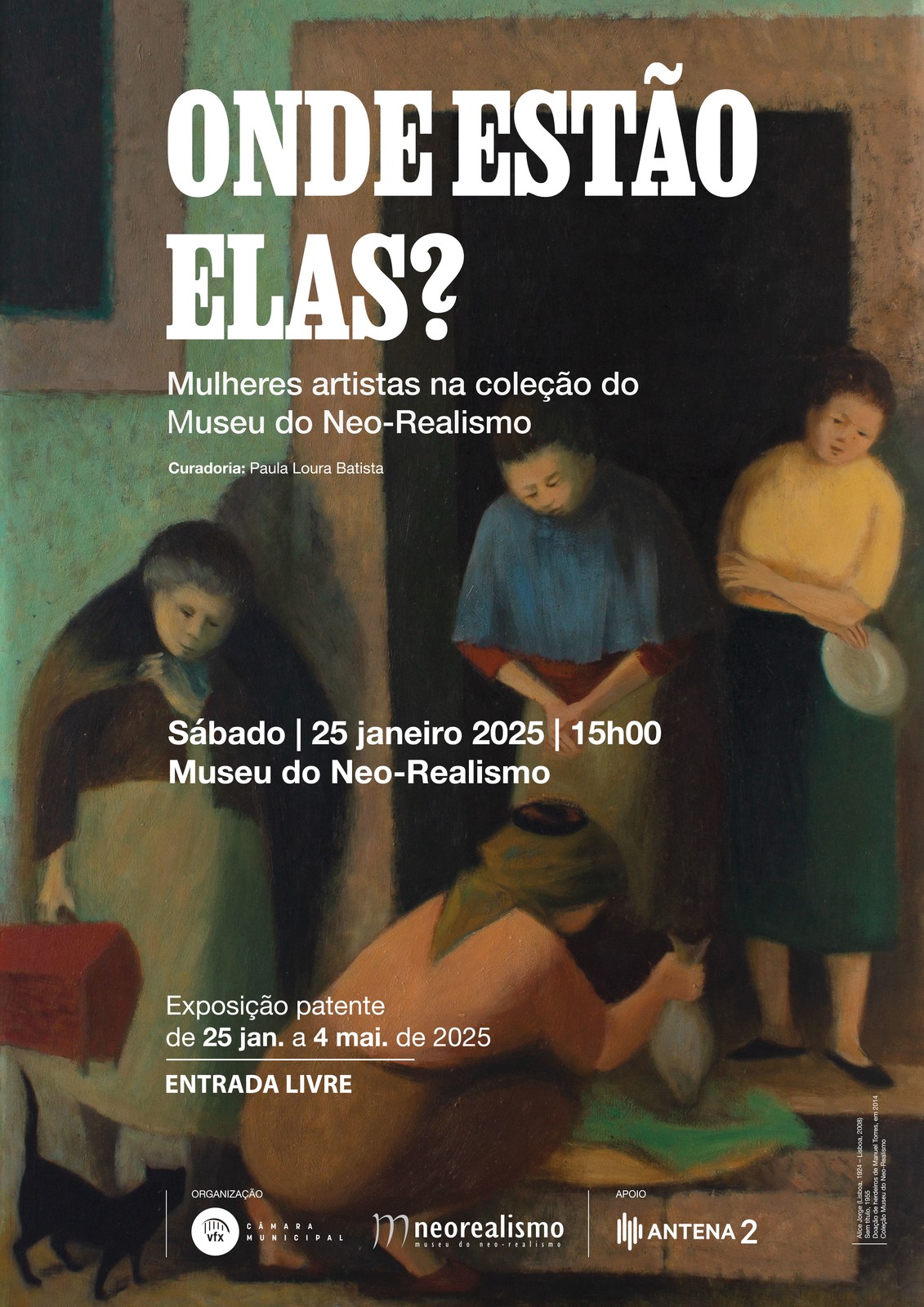 Inauguração da exposição "Onde estão elas? Mulheres Artistas na Coleção do Museu do Neo-Realismo" 